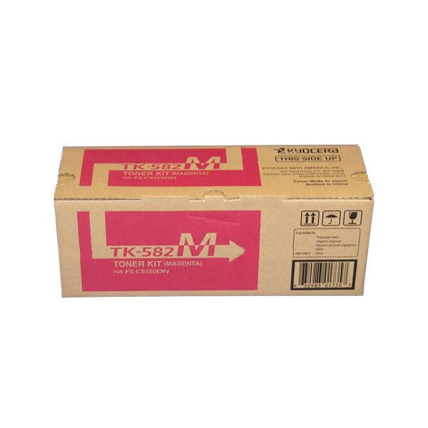 Kyocera TK-582M Magenta Toner Cartridge (2.8k Pages)