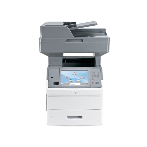 Lexmark X656dte MonoChrome Multifunction Printer : X656 W/ Duplex, Dual Tray & Touch Screen - X-656dte
