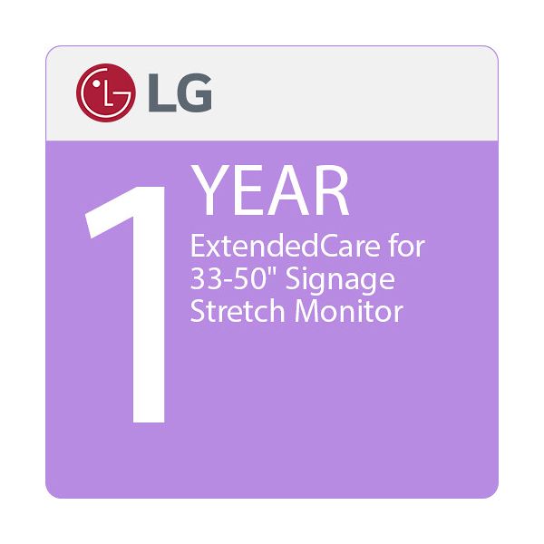 33-50 SIGNAGE MONITOR (SPECIAL), 1 YEAR EXTENDEDCARE