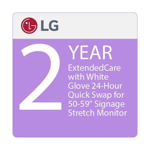 50-59 SIGNAGE MONITOR (SPECIAL), 2 YEARS EXTENDEDCARE WITH WHITE GLOVE SERVICE,