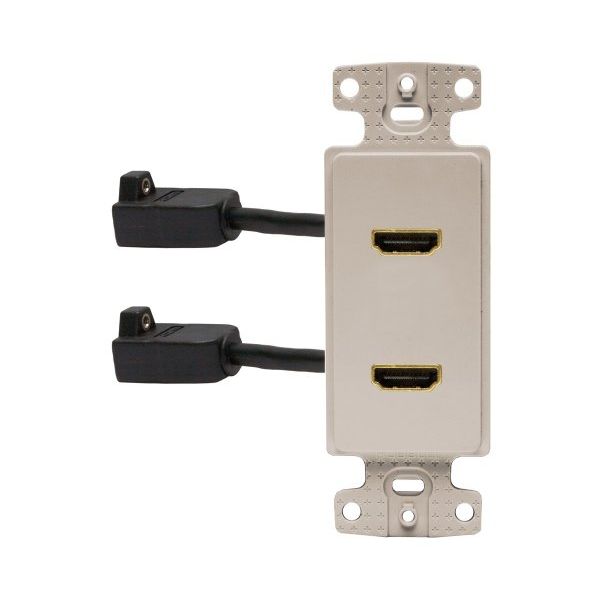 Hubbell Wiring Systems NS802LA netSELECT HDMI 1-Gang Thermoplastic Decorator Frame