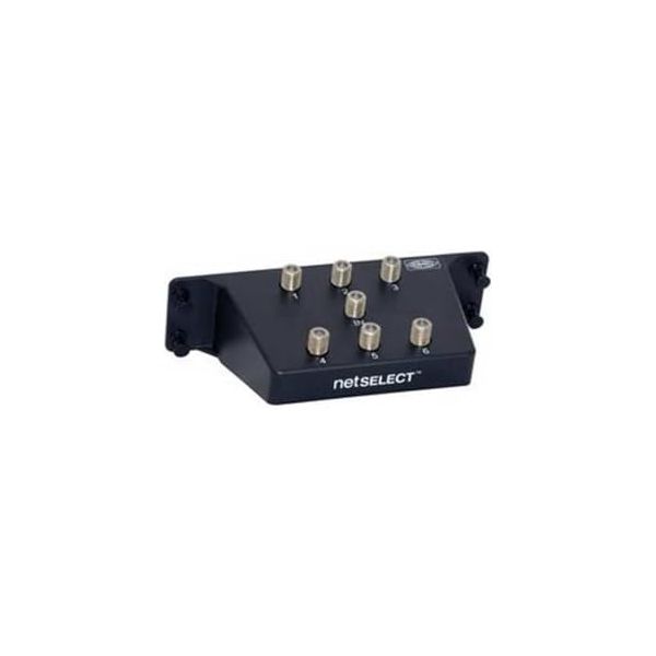 NSOVM62G netSELECT Structured Wiring Powder Coated Coaxial Splitter Audio/Video Module