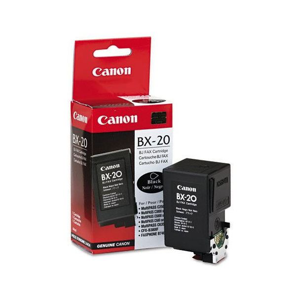 Canon 0896A003AA BX-20 Black Ink Cartridge (900 Pages)