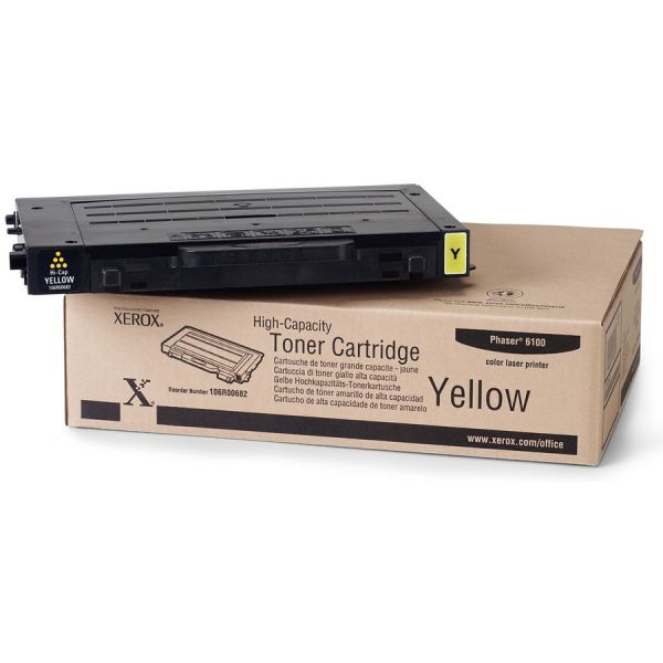 Xerox 106R00682 Yellow Toner Cartridge (5k Pages)