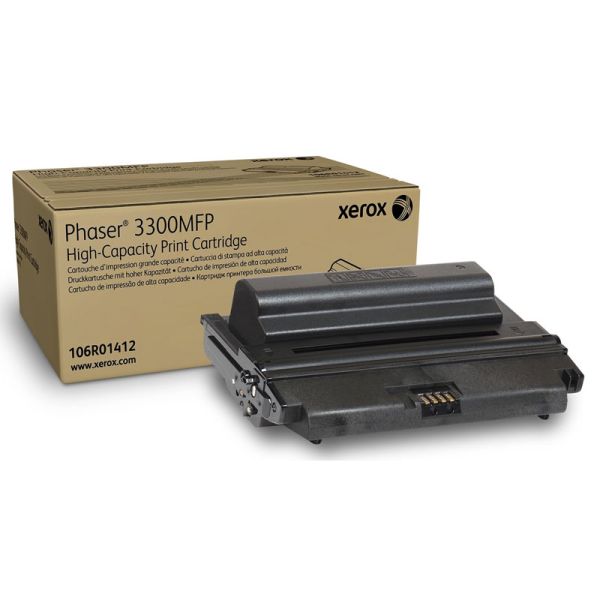 Xerox 106R01412 Black Toner Cartridge (8k Pages)