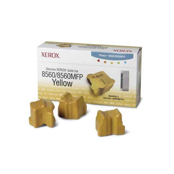 Xerox 108R00725 Yellow Solid Ink 3-Pack (3.4k Pages)
