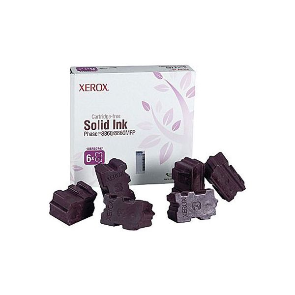 Xerox 108R00747 Magenta Solid Ink 6-Pack (14k Pages)