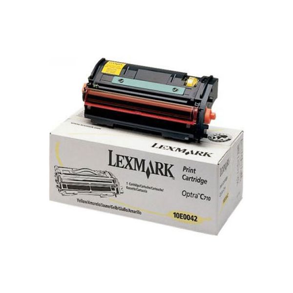 Lexmark 10E0042 Yellow Toner Cartridge (10k Pages)