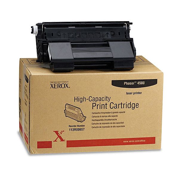 Xerox 113R00657 Black High Capacity Print Cartridge (18k Pages)