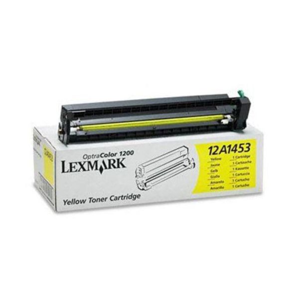 Lexmark 12A1453 Yellow Toner Cartridge (6.5k Pages)