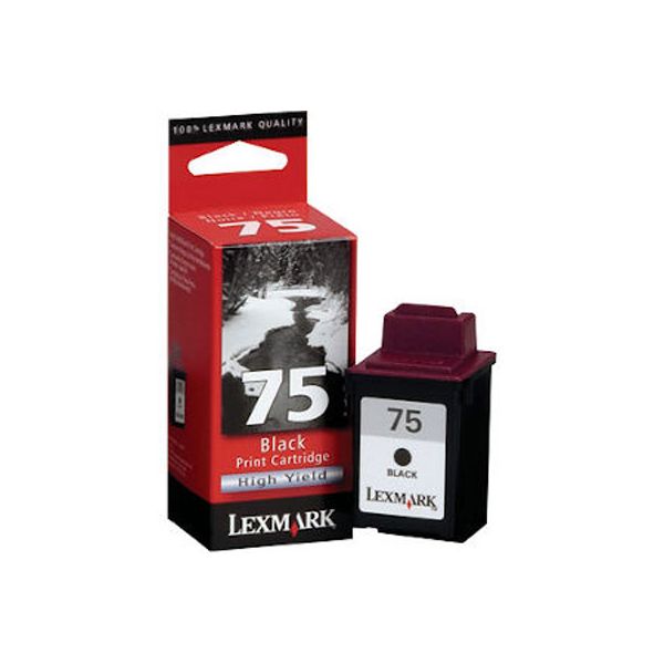 Lexmark 12A1975 Black High Yield Ink Cartridge (1.1k Pages)