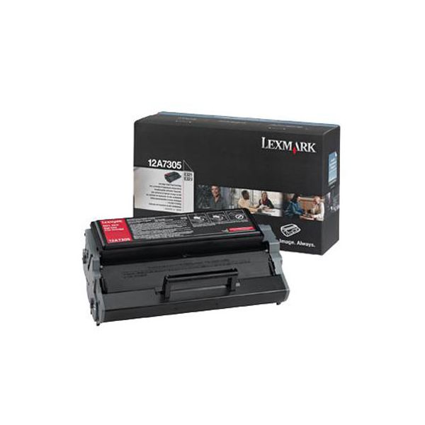 Lexmark 12A7305 Black High Yield Toner Cartridge (6k Pages)