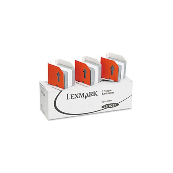 Lexmark 12L0252 Staple Cartridge 3-Pack (5k Pages)