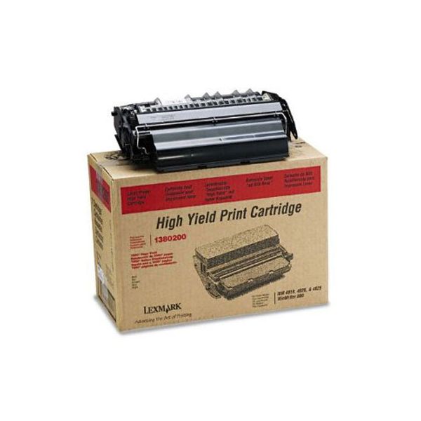 Lexmark 1380200 Black High Yield Toner Cartridge (7k Pages)