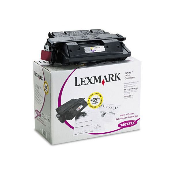 Lexmark 140127X Black High Yield Toner Cartridge (10k Pages)