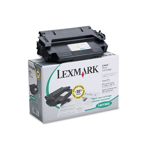 Lexmark 140198X Black High Yield Toner Cartridge (8.8k Pages)