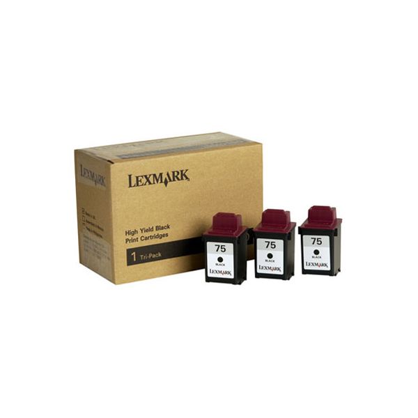 Lexmark 15M0100 Black Ink Cartridge 3-Pack (1k Pages)