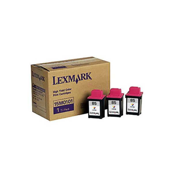 Lexmark 15M0101 Color Ink Cartridge 3-Pack (470 Pages)