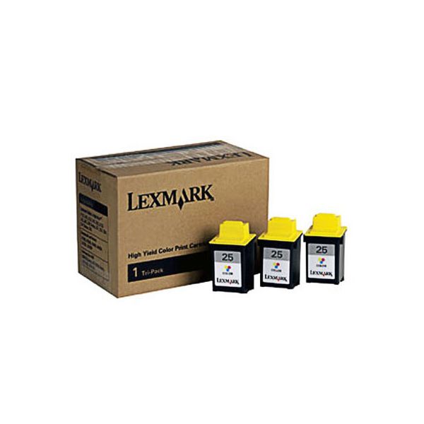 Lexmark 15M0375 Color High Yield Ink Cartridge 3-Pack (625 Pages)