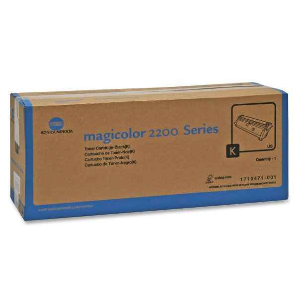 Minolta 1710471-001 Black Toner Cartridge (6k Pages)