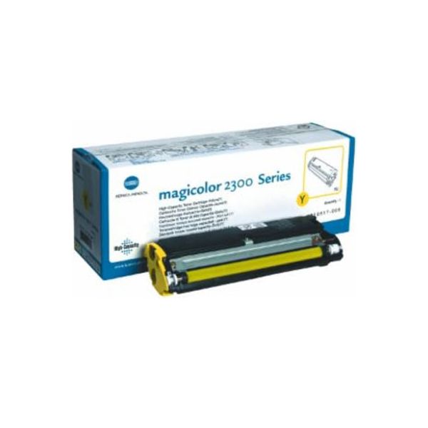 Minolta 1710517-006 Yellow High Yield Toner Cartridge (4.5k Pages)