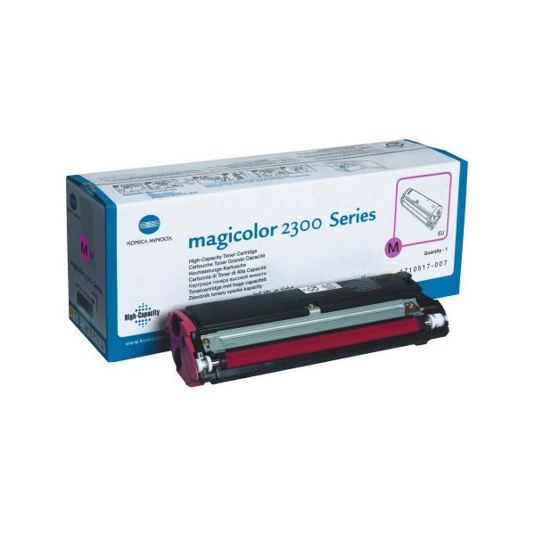 Minolta 1710517-007 Magenta High Yield Toner Cartridge (4.5k Pages)