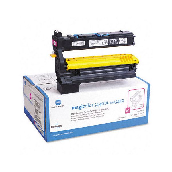 Minolta 1710602-006 Yellow High Yield Toner Cartridge (12k Pages)