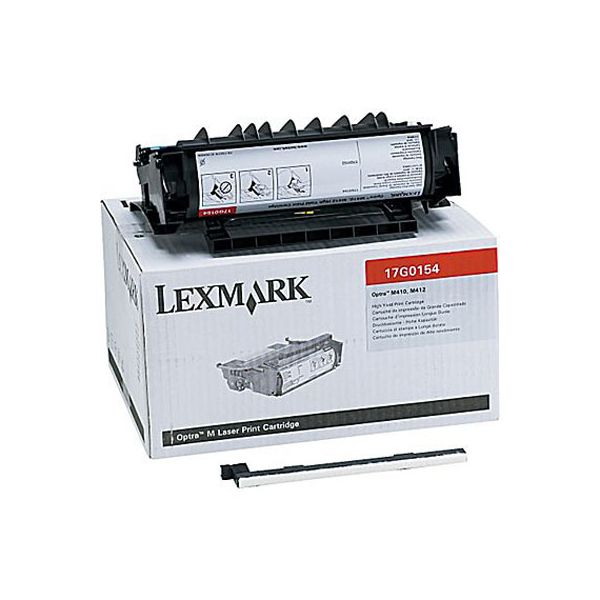 Lexmark 17G0154 Black High Yield Toner Cartridge (15k Pages)