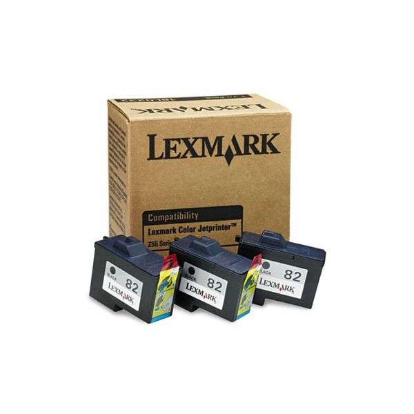Lexmark 18L0232 Black Ink Cartridge 3-Pack (600 Pages)