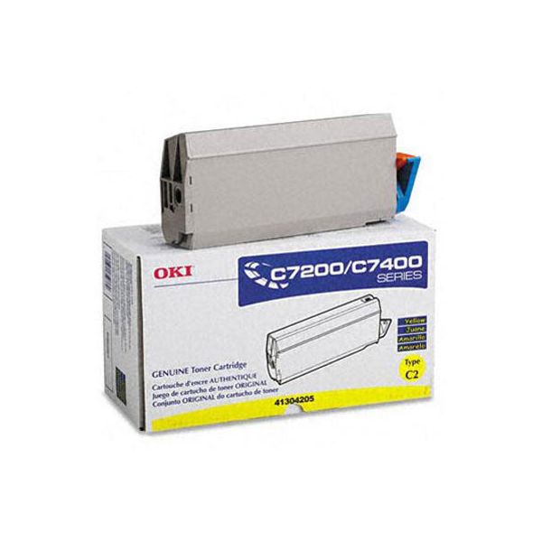 Okidata 41304205 Type C2 Yellow Toner Cartridge (10k Pages)