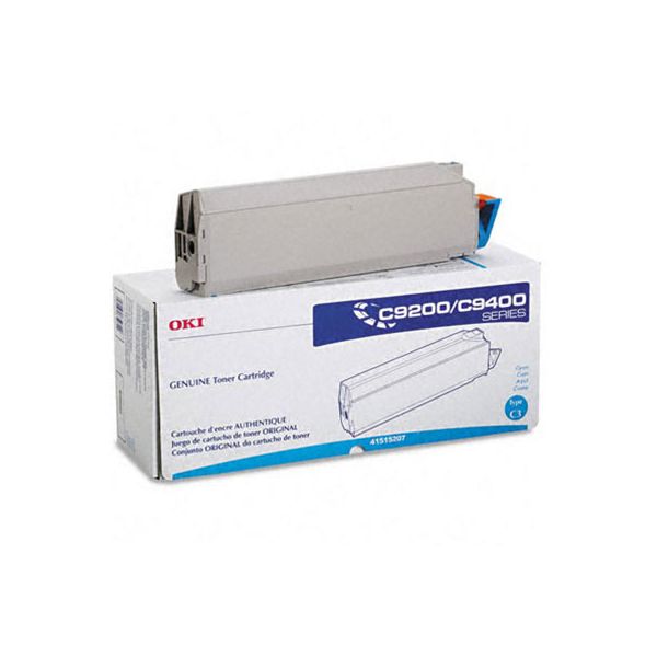 Okidata 41515207 Cyan Toner Cartridge (15k Pages)