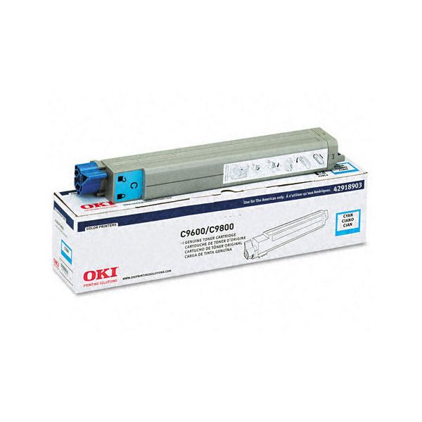 Okidata 42918903 Cyan Toner Cartridge (15k Pages)