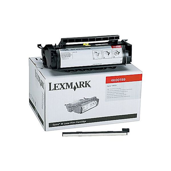 Lexmark 4K00199 Black High Yield Toner Cartridge (10k Pages)