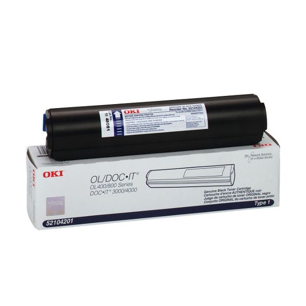 Okidata 52104201 Black Toner Cartridge (2.5k Pages)
