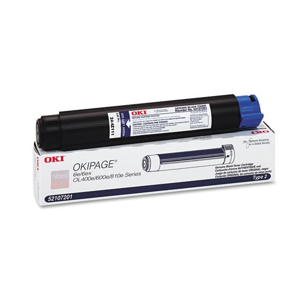 Okidata 52107201 Black Toner Cartridge (2k Pages)