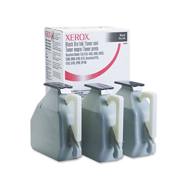 Xerox 6R206 Black Toner Cartridge 3-Pack (220k Pages)