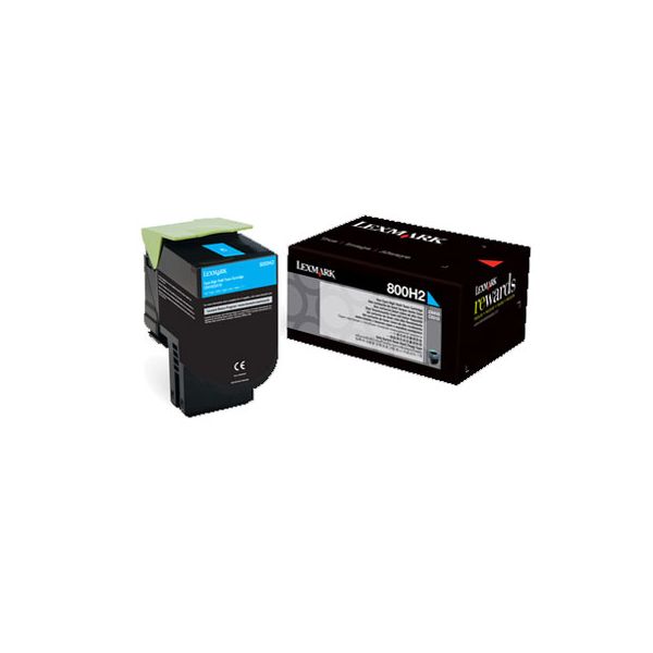 TONER CARTRIDGE - CYAN - 3000 PAGES - LEXMARK CX410DE,CX410E,CX410DTE