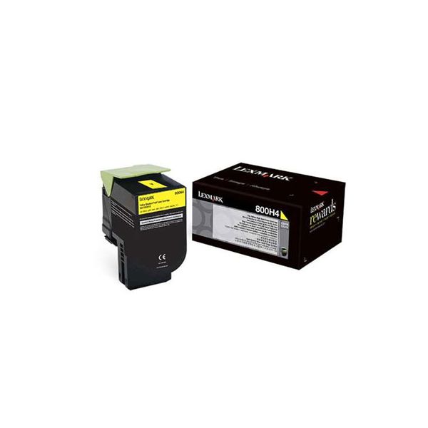 TONER CARTRIDGE - YELLOW - 3000 PAGES - LEXMARK CX410DE,CX410E,CX410DTE