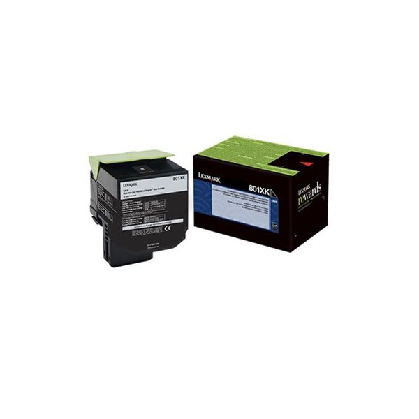 TONER CARTRIDGE - BLACK - 8000 PAGES - LEXMARK CX510DHE,CX510DE,CX510DTHE