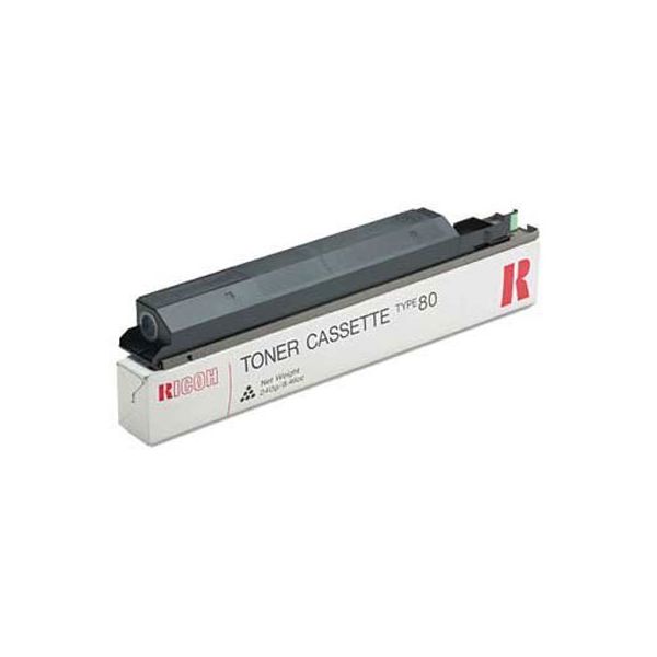 Ricoh 889744 Type 80 Black Toner Cartridge (6k Pages)