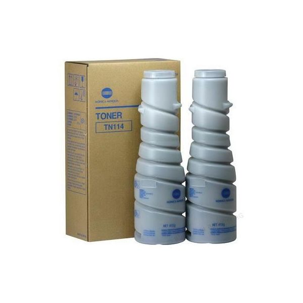 Minolta 8937782 TN-114 Black Toner Cartridge 2-Pack (11k Pages)