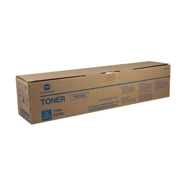 Minolta 8938704 TN-312C Cyan Toner Cartridge (12k Pages)