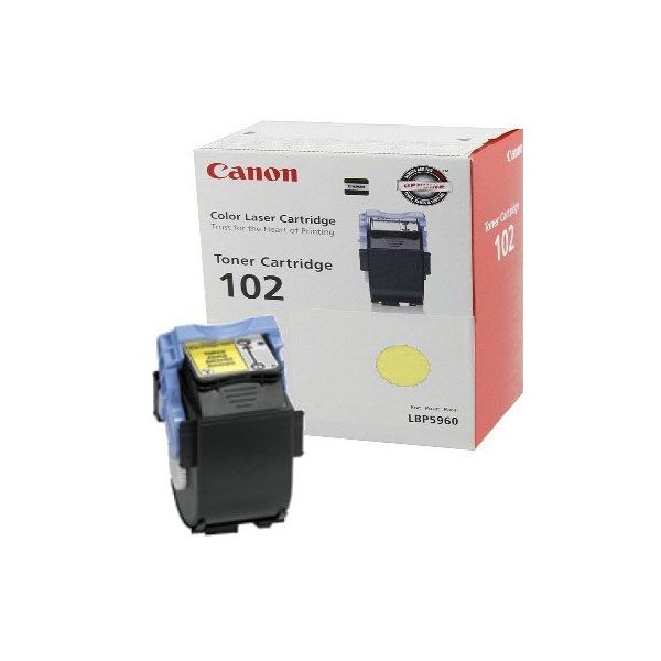 Canon 9642A006AA 102 Yellow Toner Cartridge (6k Pages)