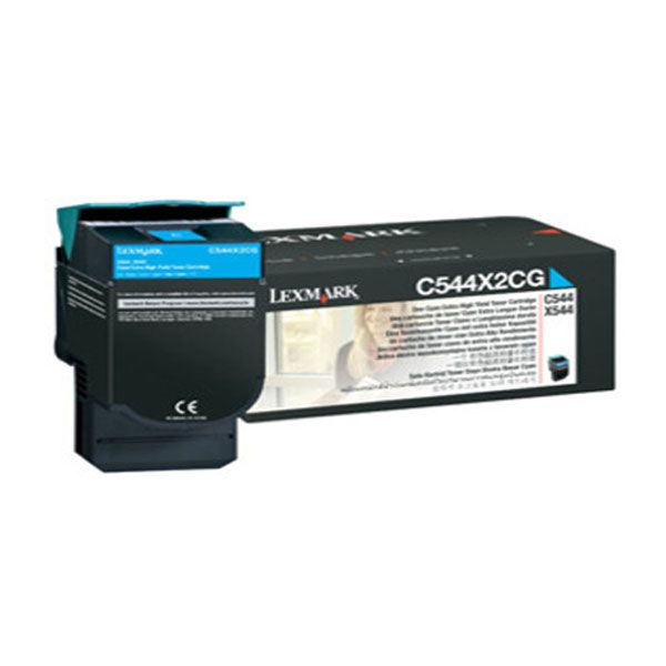 LEXMARK C544X2CG CYAN TONER CARTRIDGE FOR USE IN C/X544,546,X548 ESTIMATED YIELD