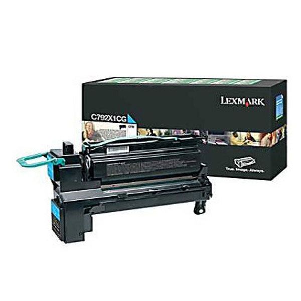 LEXMARK C792X1CG CYAN RETURN PROGRAM PRINT CARTRIDGE FOR USE IN C/X792 ESTIMATED