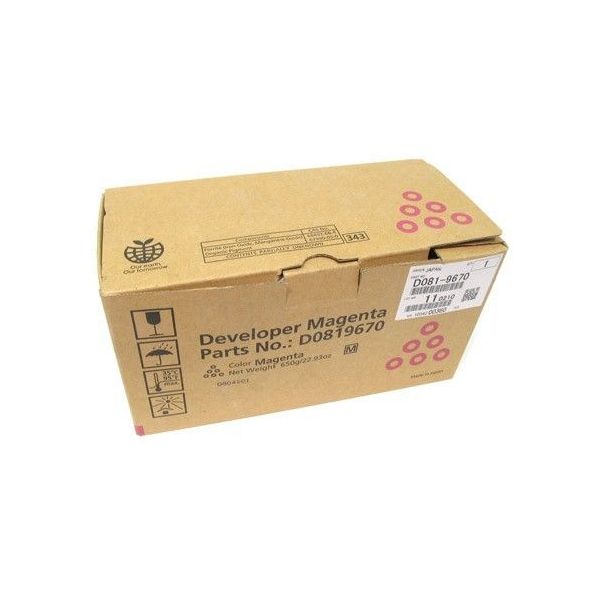 Ricoh D0819670 Magenta Developer Unit (450k Pages)