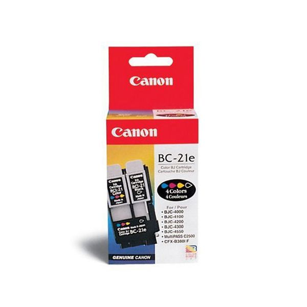 Canon F45-1301-400 BC21E 4-Color Ink Cartridge (4k Pages)