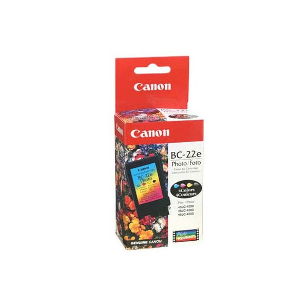 Canon F45-1311-400 BC22E Color Photo Ink Cartridge (90 Pages)