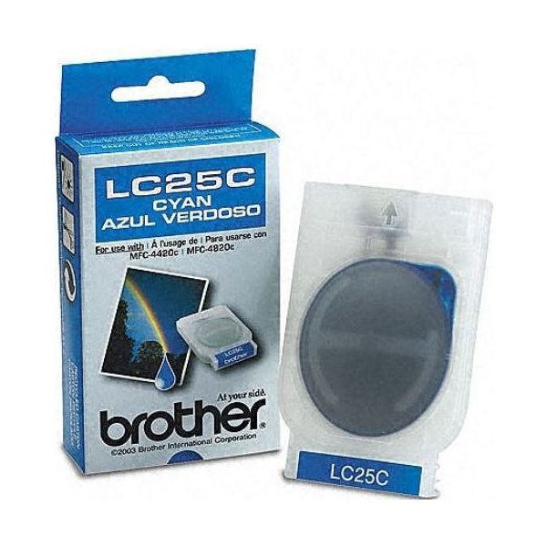 Brother LC25C Cyan Ink Cartridge (400 Pages)
