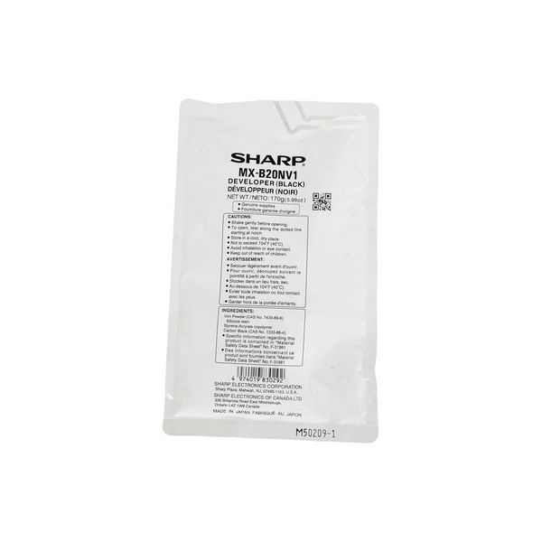 Sharp MX-B20NV1 Black Developer Unit (25k Pages)